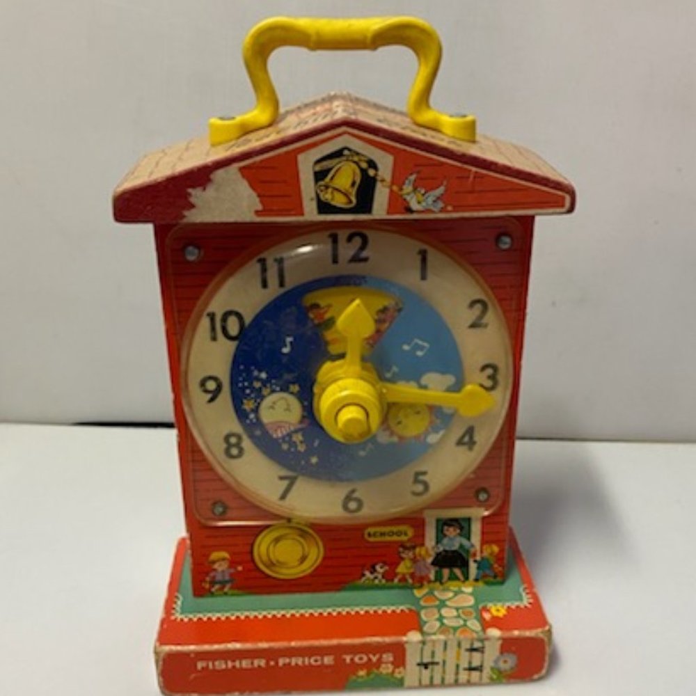 Fisher Price Vintage Clock Toy